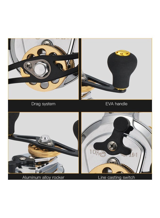NIBEMINENT Automatic Wire Spread Fly Fishing Reel Right Hand - Image 2