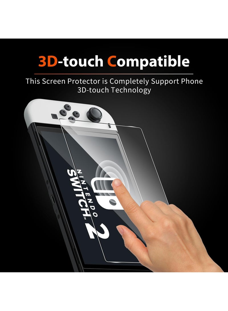 Tempered Protective Glass for Nintendo Switch 2 Console 9H Premium Screen Protector Film  - Image 3
