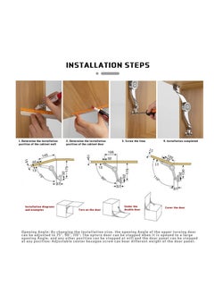 Lid Stay Hinges, 2 Pcs Toy Box Hinges Soft Close, Metal Heavy Duty Adjustable Lift and up Hinges, Soft Drop Lid Hinge for Cabinet Wardrobe & Toy Box - pzsku/Z4ED09101750B4BF4F5A1Z/45/_/1683971455/7ce5a645-7d12-4f72-b9c5-fbf69d8309af