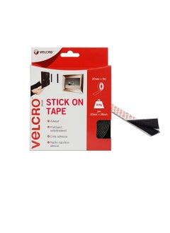 Velcro Stick On 20mm X 5m - Black  - Image 2