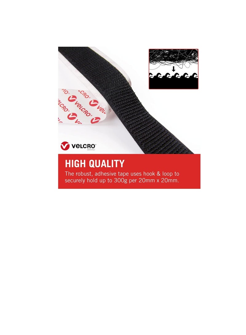 فيلكرو عصا 20 مم × 5 م - أسود - Image 3