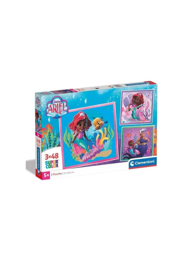 كلمينتوني أحجية ديزني أريل - 3×48 قطعة