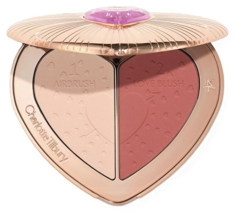 Charlotte Tilbury FLAWLESS PEACH Beauty Soulmates Brighten Blush Powder Palette - Image 1