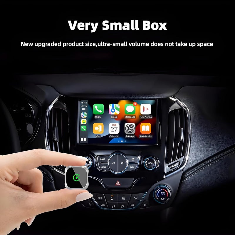 OFFBEAT SmartBox, 2-in-1 Wireless Apple CarPlay & Android Auto Adapter| Plug & Play Bluetooth 5.2 Connection| Converts Wired Android Auto/CarPlay to Wireless| Cars with installed wired Android/CarPlay - Image 4