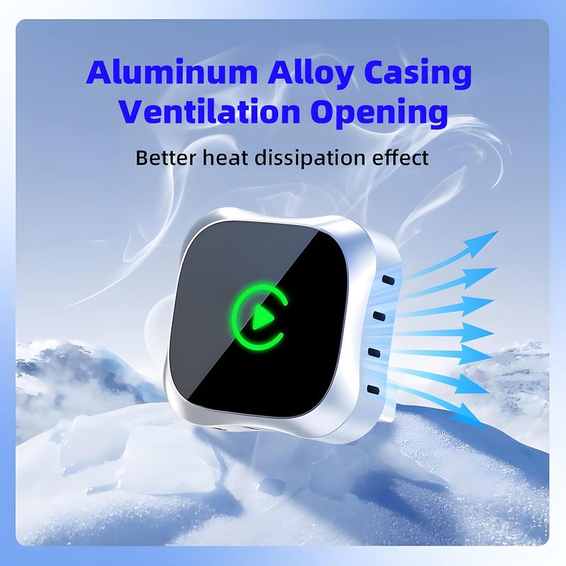 OFFBEAT SmartBox, 2-in-1 Wireless Apple CarPlay & Android Auto Adapter| Plug & Play Bluetooth 5.2 Connection| Converts Wired Android Auto/CarPlay to Wireless| Cars with installed wired Android/CarPlay - Image 2