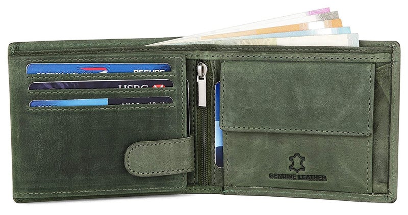 WildHorn Gift Hamper for Men I Leather Wallet, Keychain & Pen Combo Gift Set I Gift for Friend, Boyfriend,Husband,Father, Son etc (Green H M) - Image 4