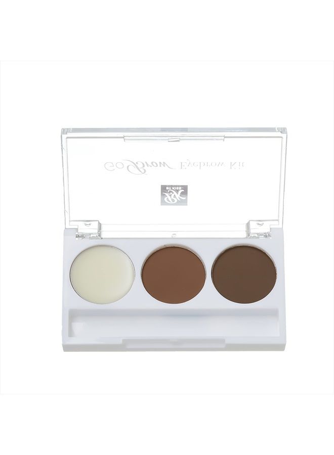 Ruby Kisses Go Brow Eyebrow Kit, Black Dark Brown - Image 5