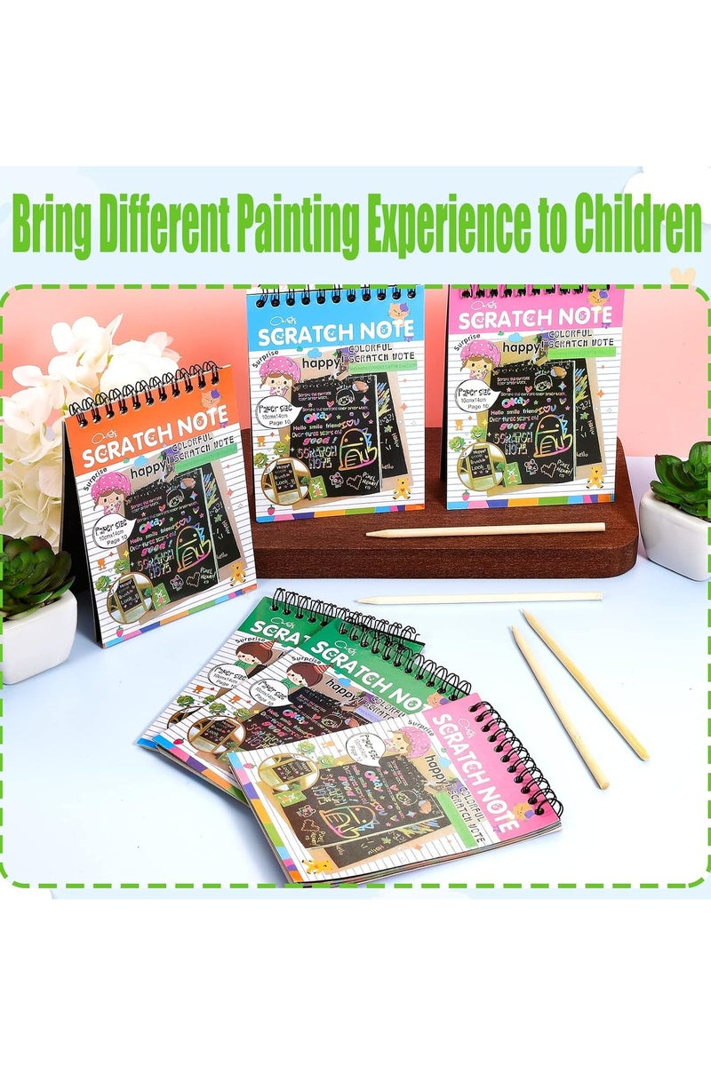 نيفيو هدايا حفلات للأطفال بكميات كبيرة | ١٠ كتب فنية قابلة للخدش | هدايا عيد ميلاد للأطفال | هدايا صغيرة وهدايا حفلات | أفكار هدايا عيد الميلاد وأنشطة فنية للأطفال - Image 1