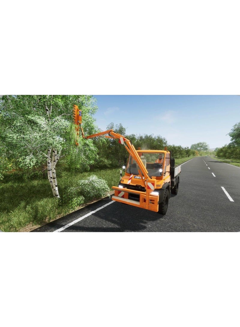 بلاي ستيشن Road Maintenance Simulator 2 + Winter Services – لعبة PS5 | محاكاة واقعية لأعمال صيانة الطرق وإزالة الثلوج | قيادة في عالم مفتوح، مهام متنوعة وتشغيل الآليات الثقيلة | إصدار دولي | تصنيف PEGI 3 - Image 3