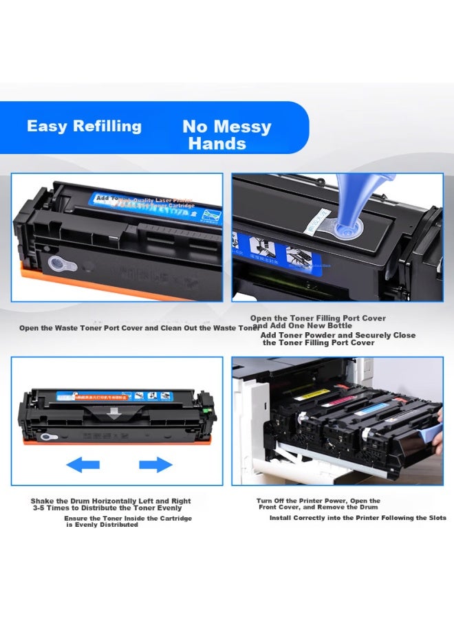 Tianmo Compatible Canon Mf643cdw Toner Cartridge Imageclass Mf645cx Printer Cartridge Lbp621cw Mf641cw Cartridge Crg054 Toner Cartridge Lbp623cdn/cdw Toner Cartridge - Image 3