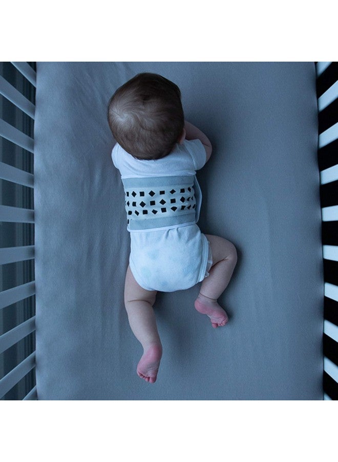 Nanit Nanit Breathing Wear Band - Works with Nanit Pro Baby Monitor to Track Breathing Motion Sensor-Free, Like Your Hand On Their Heart from Anywhere, 100% Cotton, Size Large, 3-24 Months, Pebble Grey - Image 5