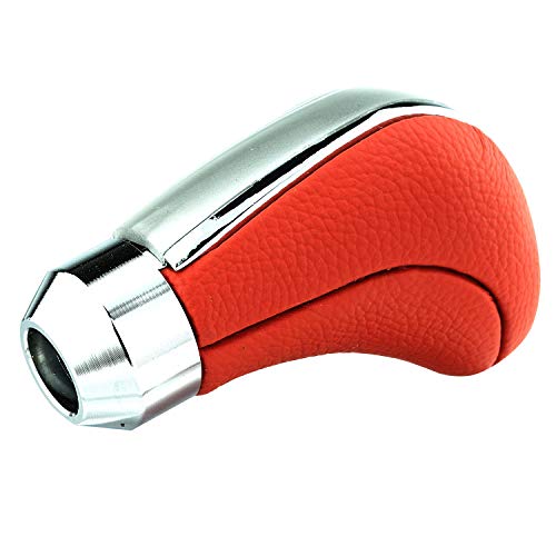 Abfer 5 Speed Shift Knob Aluminum Alloy Car Gear Stick Weighted Shifter Knob for Most Manual Truck Vehicle, Silver - Image 5