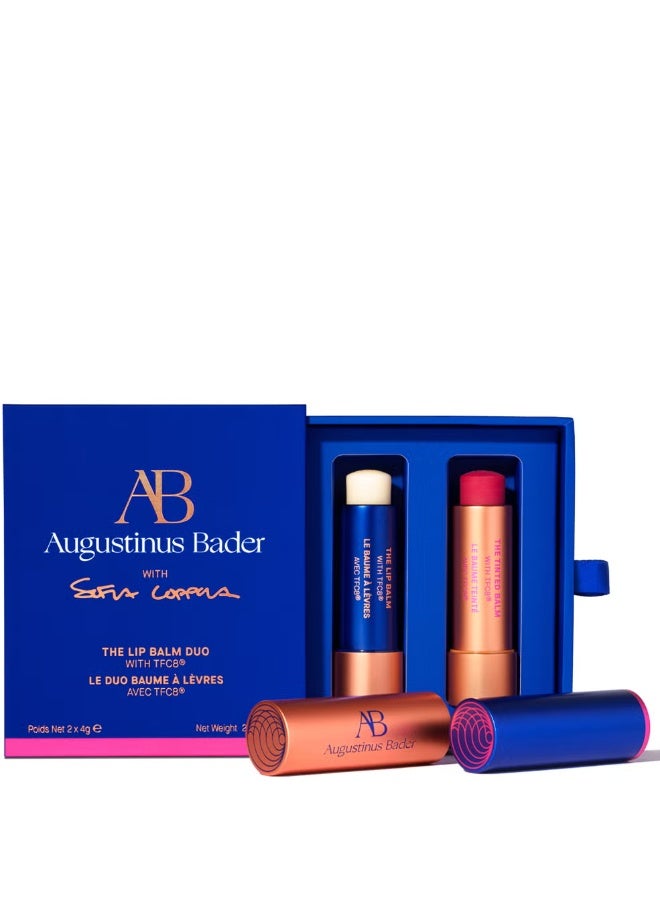 أوجستينوس بادر أوغستينوس بادر مرطب الشفاه الثنائي 8 جرام - Image 1