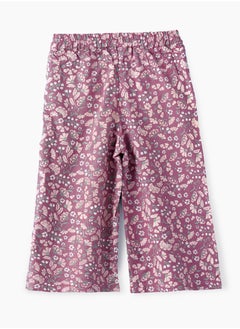 Jelliene Breezy Blooms: Girls' Viscose Floral Harem Pants  - Image 2