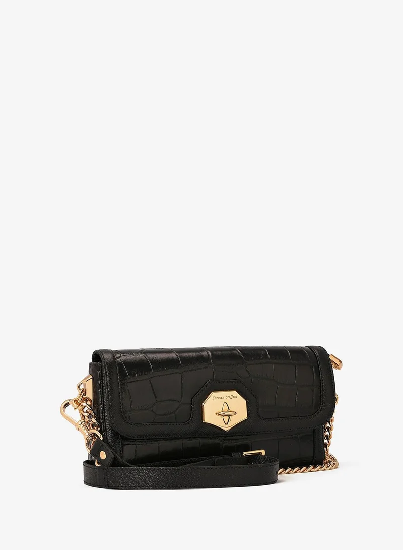 Carmen Steffens Baguette Bag Croco