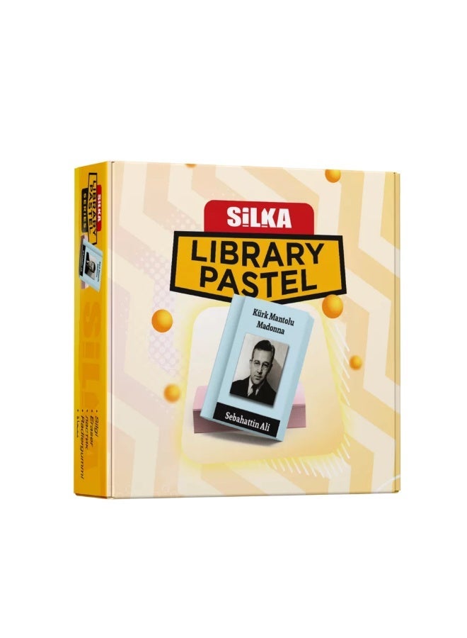 Silka Library Pastel Literary Book-Shaped Eraser Box – TPR PVC-Free Creative Stationery Erasers for School, Office & Sketching, Dust-Free Compatible with Pencil & Graphite (Pack of 36 Pcs Bulk) - Image 2