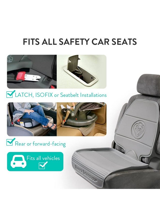Prince Lionheart Car Seat Protector. The only 2 stage Seatsaver Designed with Thick padding, Nonabsorbent, waterproof, PVC foam material. Comparable with all baby and toddler car seats. (Grey) - Image 3