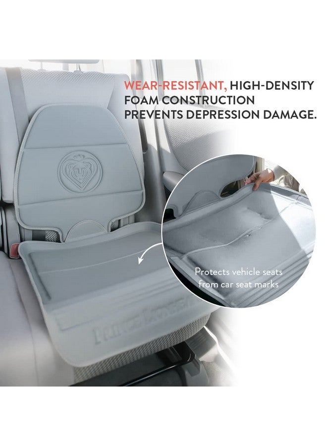 Prince Lionheart Car Seat Protector. The only 2 stage Seatsaver Designed with Thick padding, Nonabsorbent, waterproof, PVC foam material. Comparable with all baby and toddler car seats. (Grey) - Image 2