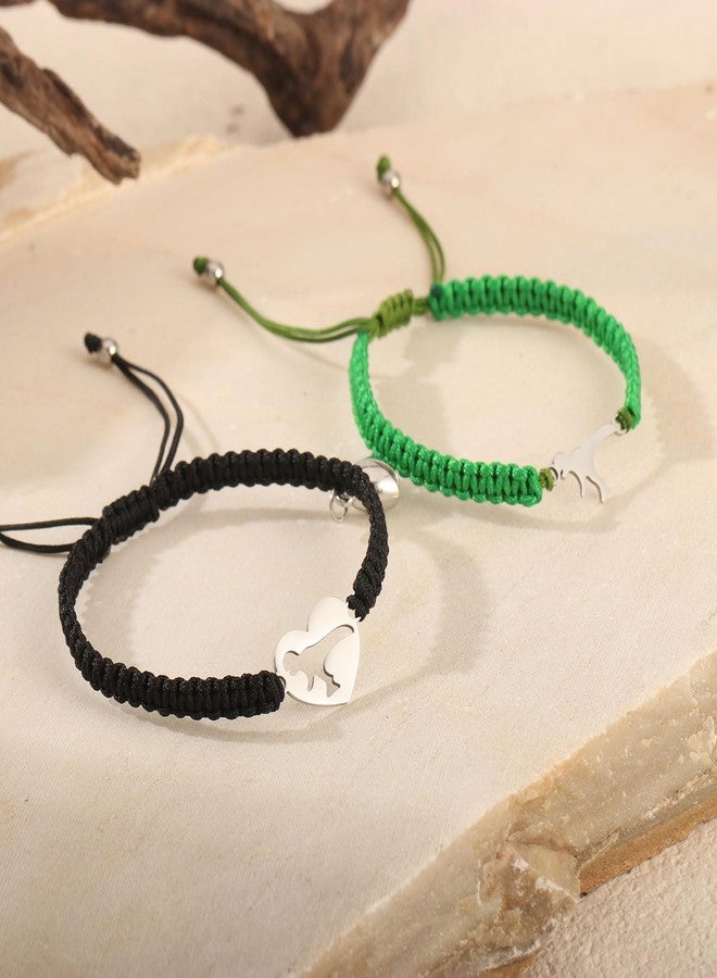 AULSIEY First Day of Kindergarten Boys Bracelet Mommy and Me, First Day of Pre School Bracelet Gifs for Son, Back to School Pre K Jewelry Gifts for Mom and Son,Matching Dinosaur Bracelets (B+G K) - Image 3