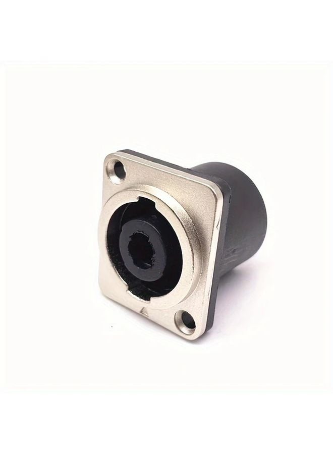 Metal Square Seat RCA Connector Plug And Play Audio Video Socket For Theater DJ Studio - Image 5