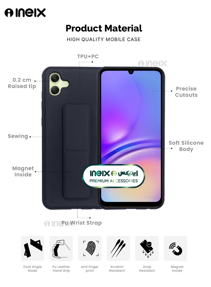 إينيكس جراب حماية 3 في 1 مغناطيسي ذو مسند للهاتف سامسونج جالكسي ايه 05-أزرق بحري - Image 2