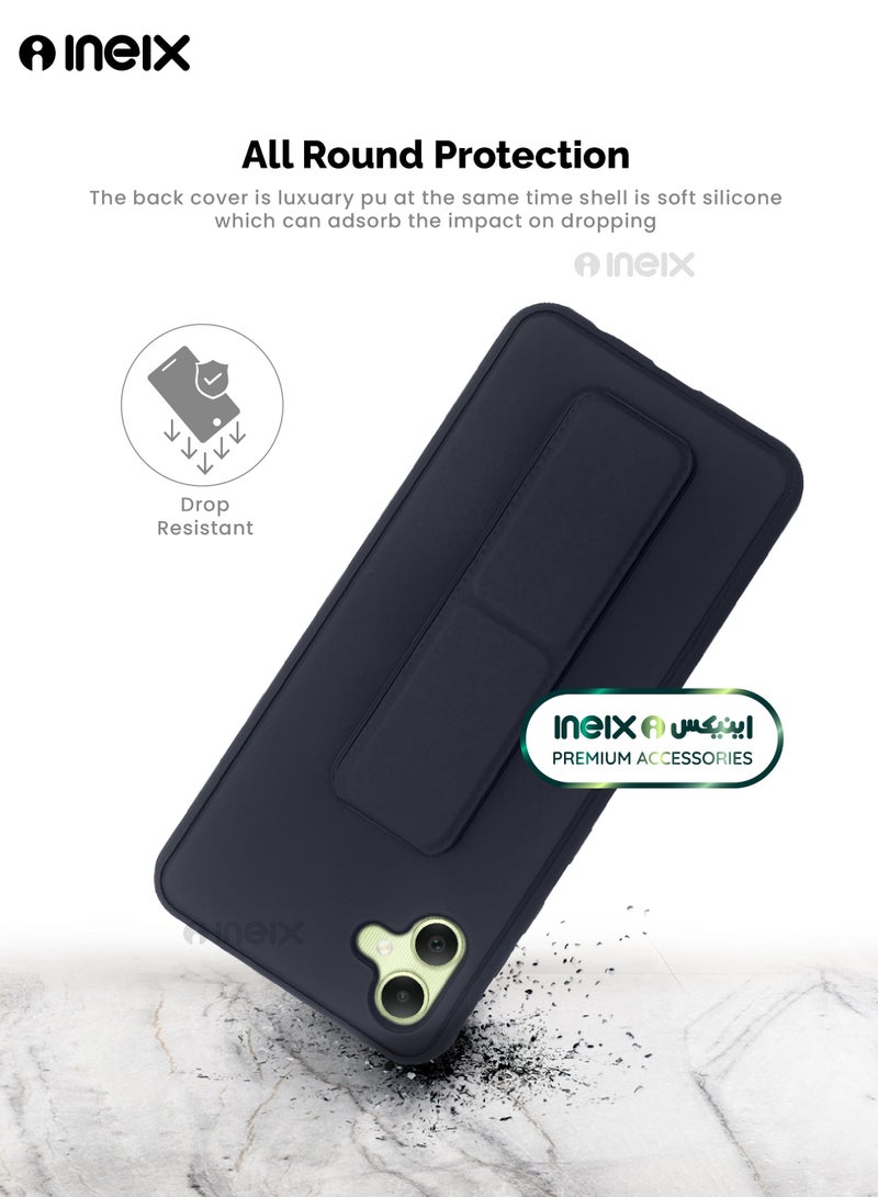 إينيكس جراب حماية 3 في 1 مغناطيسي ذو مسند للهاتف سامسونج جالكسي ايه 05-أزرق بحري - Image 5