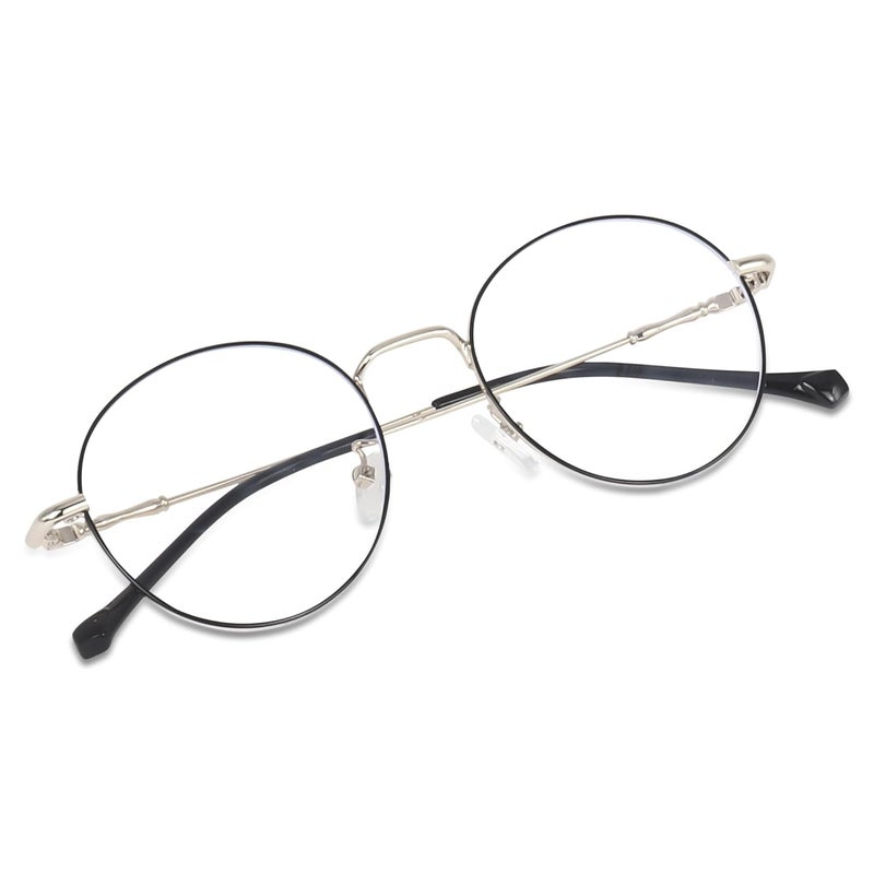 Dervin Zero Power Computer Bluelight Blocking Glasses For Men and Women | Blue Cut Computer Glasses | Full Rim Oval Shape Glasses | Anti Glare, Lightweight & Blocks Harmful Rays - Image 3