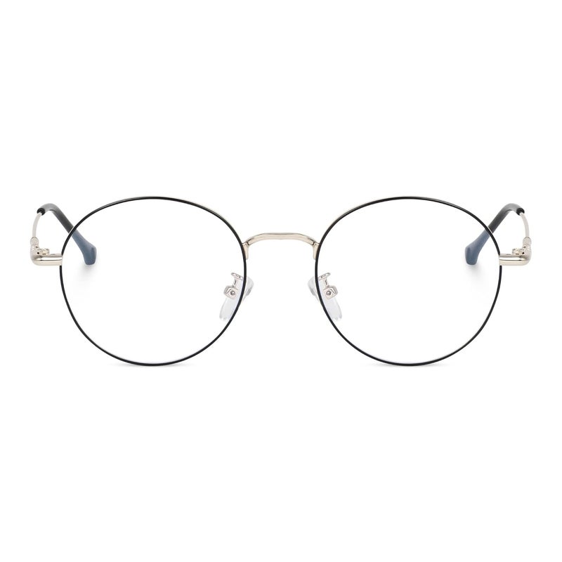 Dervin Zero Power Computer Bluelight Blocking Glasses For Men and Women | Blue Cut Computer Glasses | Full Rim Oval Shape Glasses | Anti Glare, Lightweight & Blocks Harmful Rays - Image 2