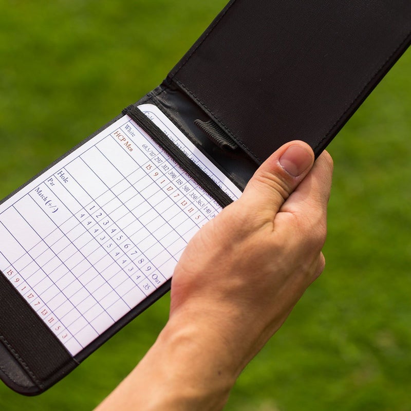 Callaway Callaway Leather Golf Scorecard Holder, Black, 7" x 4.25"  - Image 3