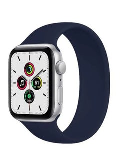 Silicon Solo Loop Apple Watch Band for 46mm/45mm/44mm/49mm 160mm Large-Size Blue