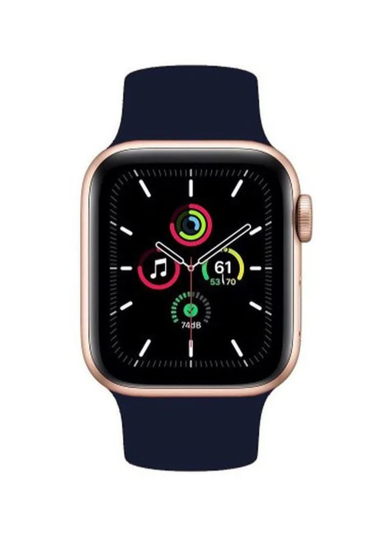 Generic - Silicon Solo Loop Apple Watch Band for 46mm/45mm/44mm/49mm 160mm Large-Size Blue - Image 1