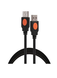 2B CABLE USB A TO USB A  WITH GOLD PLATED COMPATIBLE WITH ALL DEVICES THAT HAVE USB PORT  - Image 1