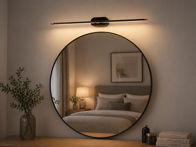 FILLISKA® Modern LED Picture/Dressing/Vanity/Bathroom/Mirror Light with 3 Step Light Mode & Adjustable Head (White,WarmWhite and Neutral White)(2 Year Warranty) (6 Watt White & Rosegold) - Image 2