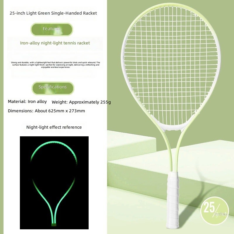 25-Inch Kids' Tennis Racket Set with Ball and Training Tool