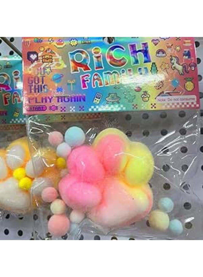 ألعاب فيوبت اللطيفة والناعمة على شكل مخلب قطط، ألعاب جديدة 2024 على شكل مخلب قطط إسفنجية، ألعاب حسية ناعمة ومبهجة لتخفيف التوتر، كرات فرو مخلب قطط، أشياء مبتكرة مناسبة للأطفال والمراهقين (#A8)