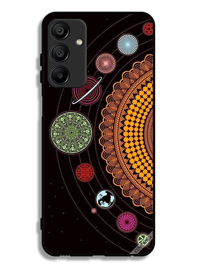 Covernex Samsung Galaxy A15 4G Protective Case Cover Mandala Solar System Art - Image 1