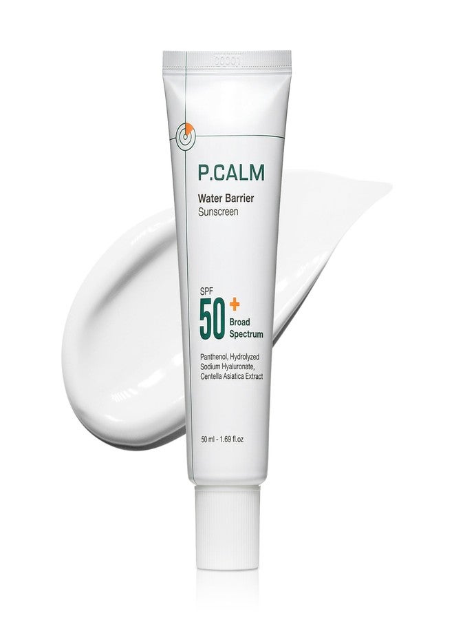 P.CALM Water Barrier Sunscreen SPF50+ PA++++ | Lightweight Hydrating Glow Sunscreen with Panthenol, No Whitecast Daily Face Sunscreen for Sensitive Skin | Korean Skincare, 50ml / 1.69 fl.oz - Image 1