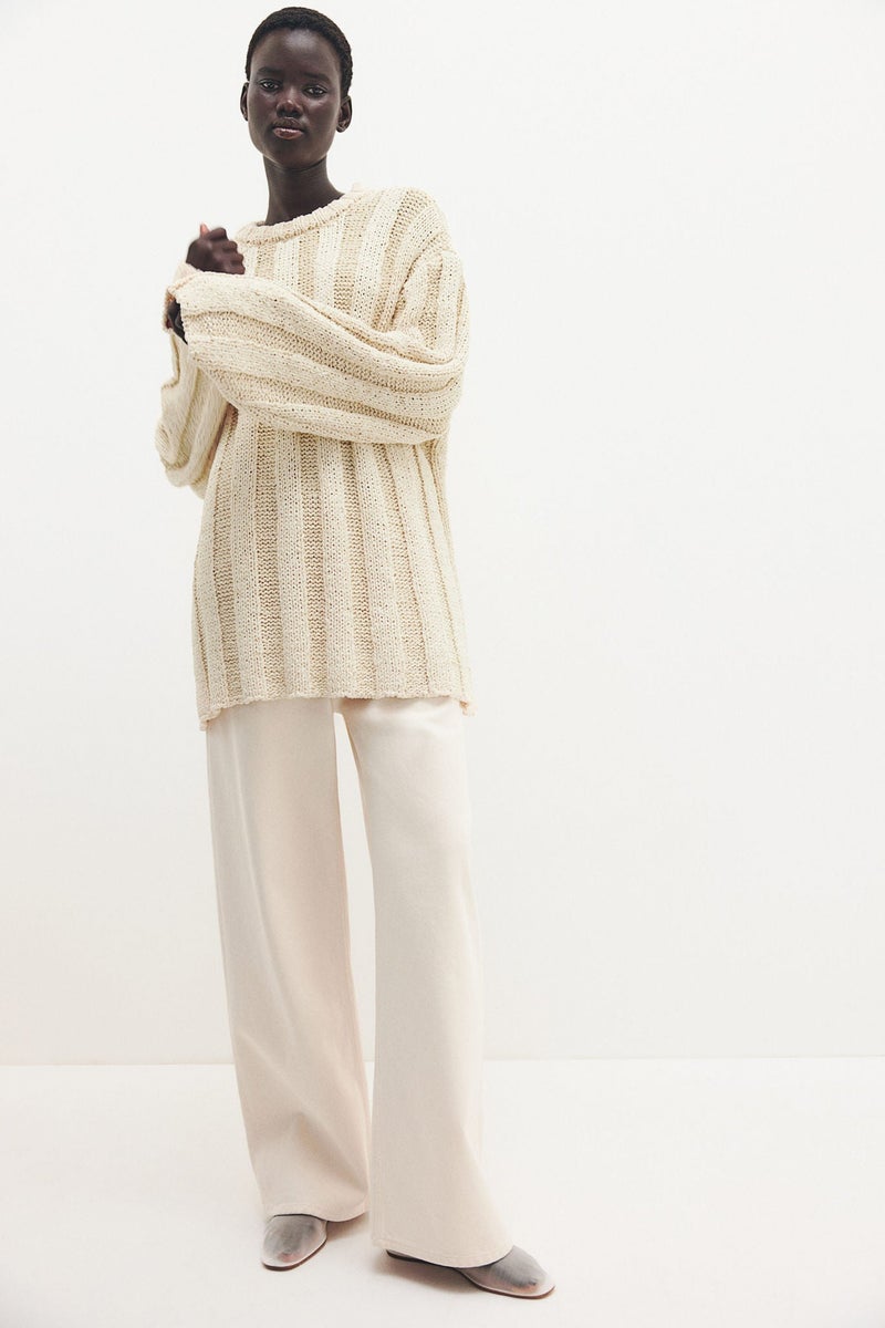 H&M Oversized Rib-Knit Jumper - Image 3