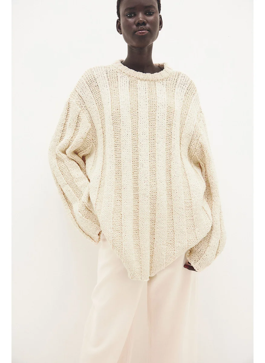 اتش اند ام Oversized Rib-Knit Jumper