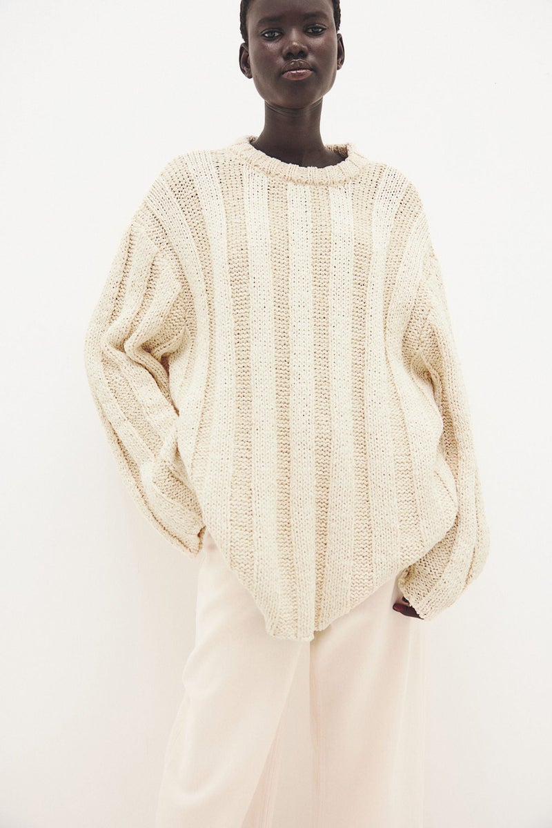 H&M Oversized Rib-Knit Jumper - Image 1