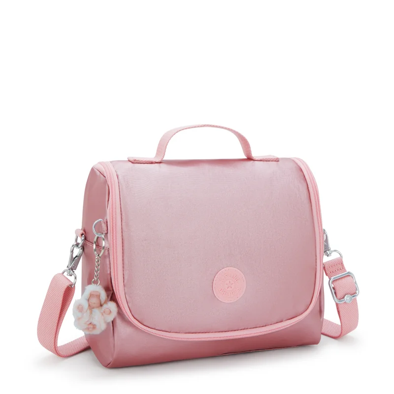 Kipling  Kipling  New Kichirou Bronze Pink Met Large LunchBag with Trolley Sleeve I5356-3MD  | Best Price UAE