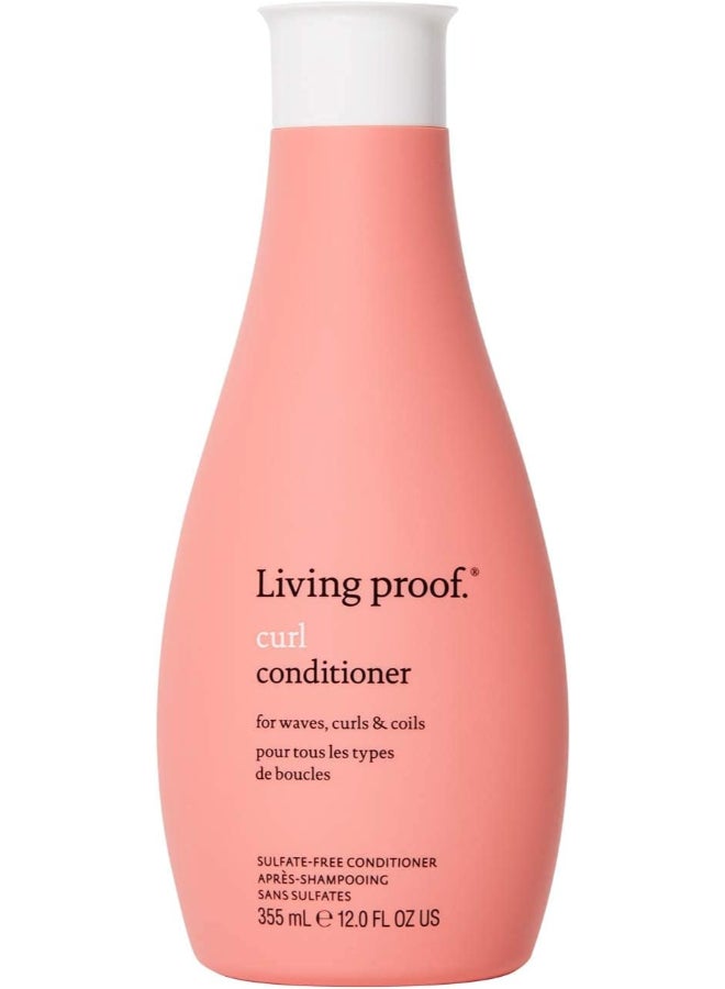 Living Proof Hydrating Curl Conditioner for Wavy & Curly Hair - Detangles, Nourishes & Strengthens Curls, Reduces Frizz & Improves Manageability (355 ml) - Image 1