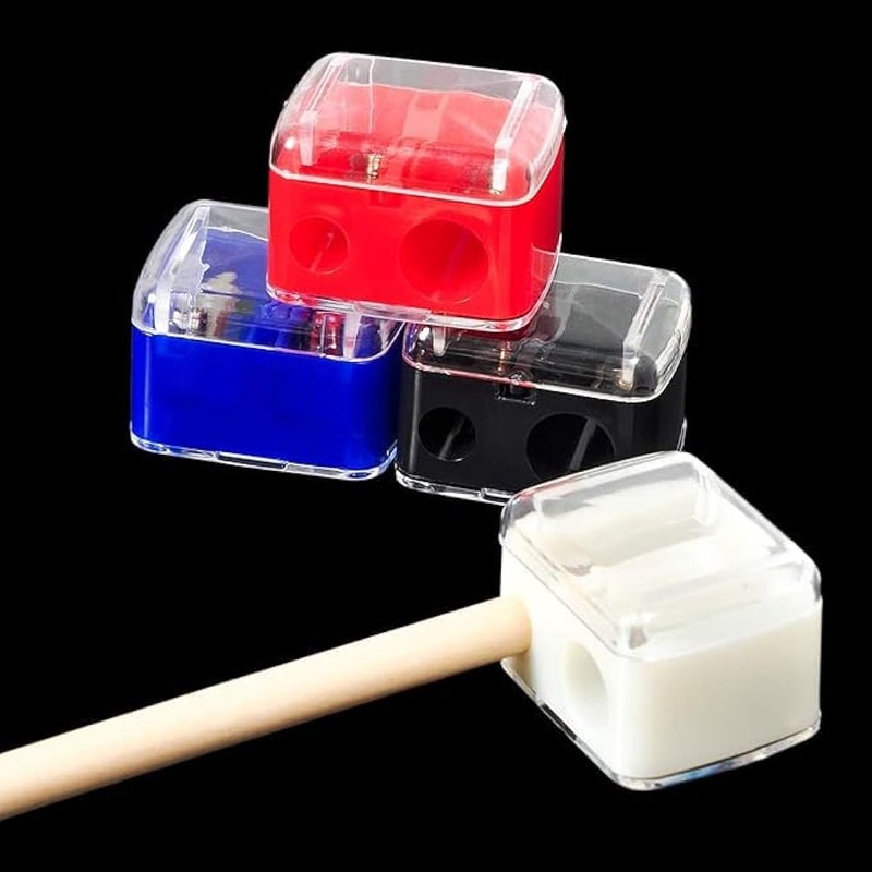 Cosmetic Pencil Sharpener, Eyebrow Pencil Sharpener with 2 Holes for Makeup, Lunasood - Image 3
