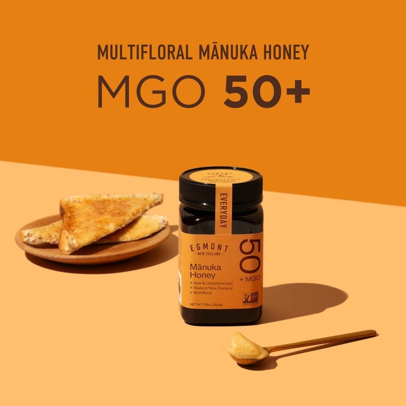 Egmont Raw Mānuka Honey MGO 50+ - 17.6oz (500g) - 100% Pure New Zealand Honey - Image 3