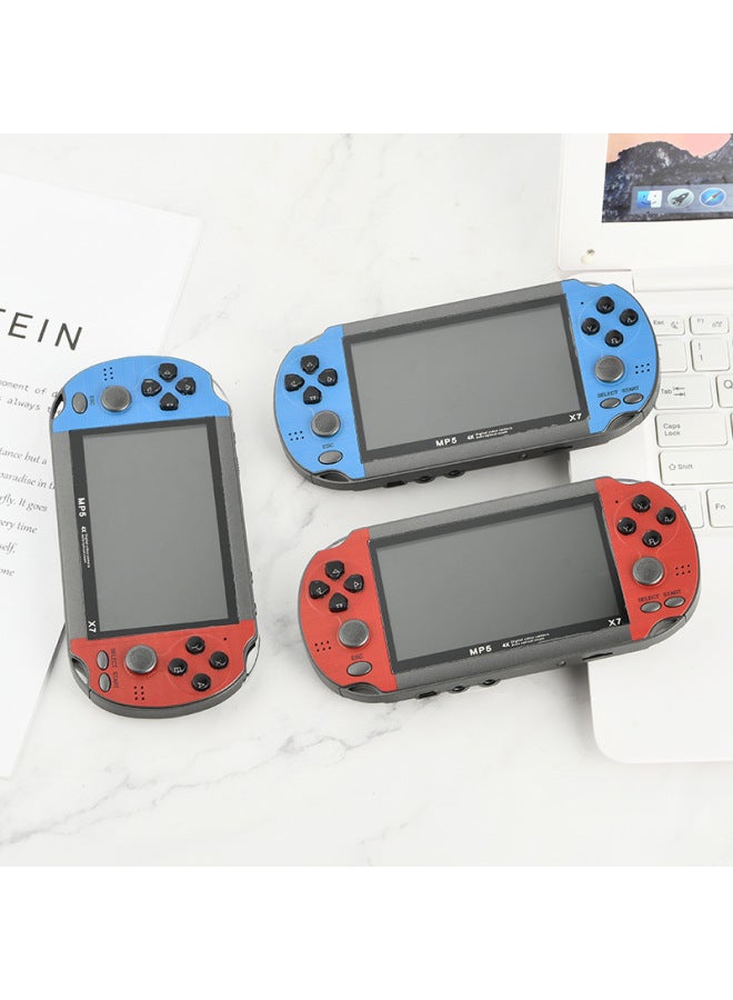 X7 Game Machine 4.3 Inch Children's Retro Arcade Dual Rocker PSP Handheld Game Machine For Foreign Trade-Product Color:Red-Model:X7 Special Edition - Image 4