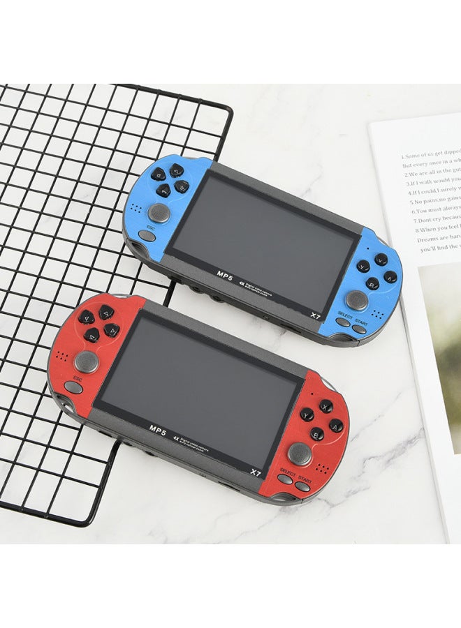 X7 Game Machine 4.3 Inch Children's Retro Arcade Dual Rocker PSP Handheld Game Machine For Foreign Trade-Product Color:Red-Model:X7 Special Edition - Image 2