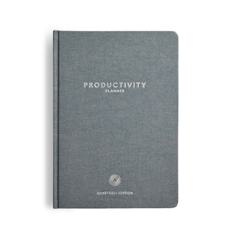 Intelligent Change 3-Month Productivity Planner Tools for Time-Management and Mindfulness, Tear-Out To-Do List, A5 Undated Quarterly Planner, Gray - Image 1