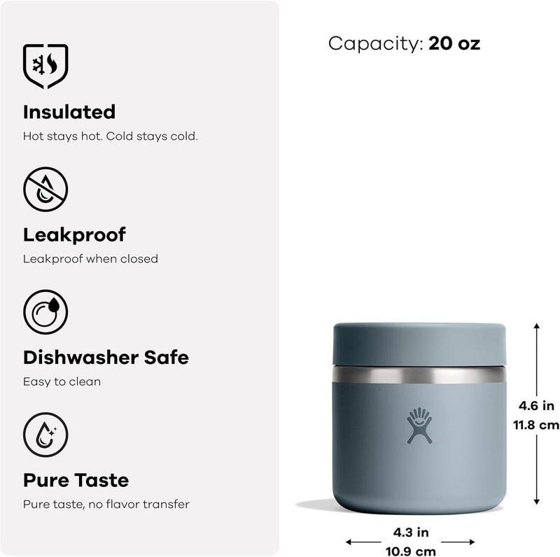Hydro Flask Insulated Food Jar Oat, 590ml - Image 3