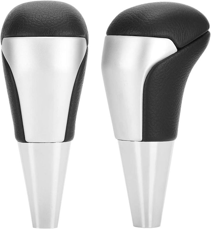 Gear Shift Knob, Leather and Aluminum Alloy Automatic Shift Lever for Fortuner 2005-2016 - Precise Fit, Durable Material, Easy Installation for Car Interior Upgrade - Image 2