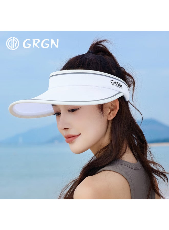 Grgn Sun Protection Hat For Women, Visor Cap, Summer Sun Hat, Outdoor Versatile Cool Hat, Face-Covering Uv Protection Hat For Women - Image 1